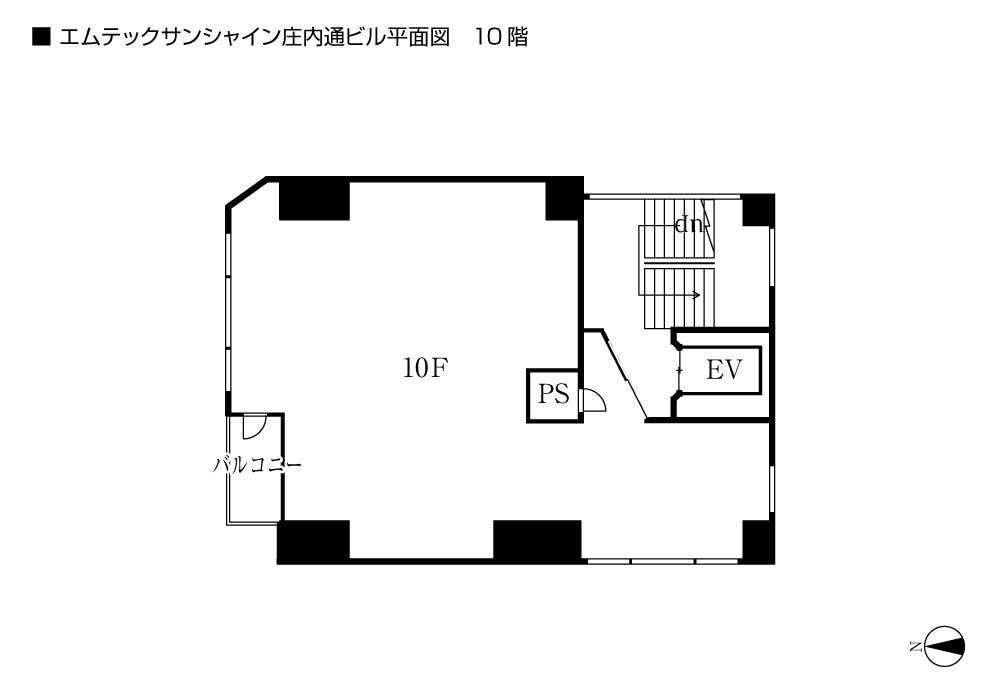 サンシャイン庄内通10階