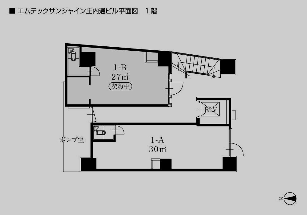 サンシャイン庄内通ビル1階
